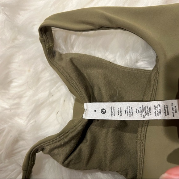 Lululemon Instill Tank Top Bronze Green - Picture 6 of 8